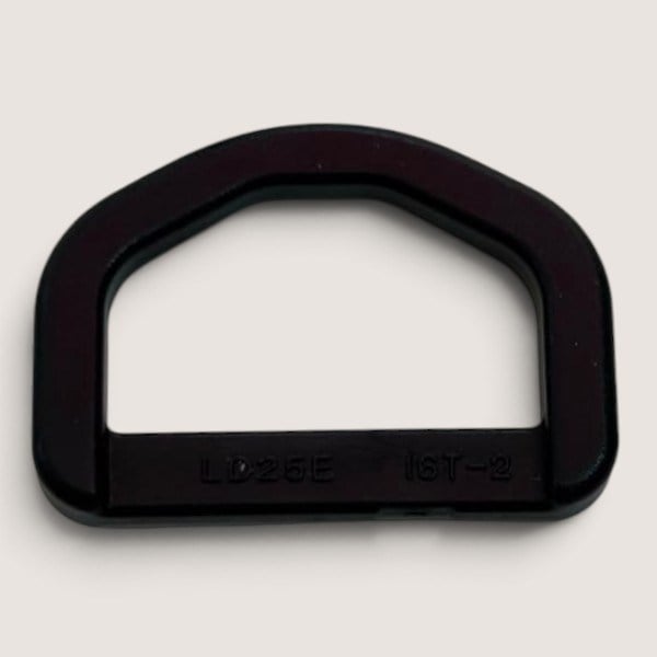 YKK Plastik D Halka LD E 2.5 cm Siyah (Min. 10 Adet)