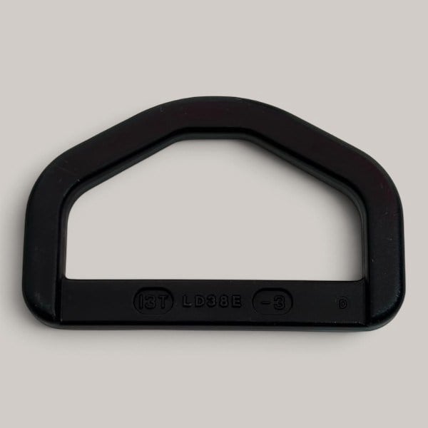 YKK Plastik D Halka LD E 3.8 cm Siyah (Min. 8 Adet)