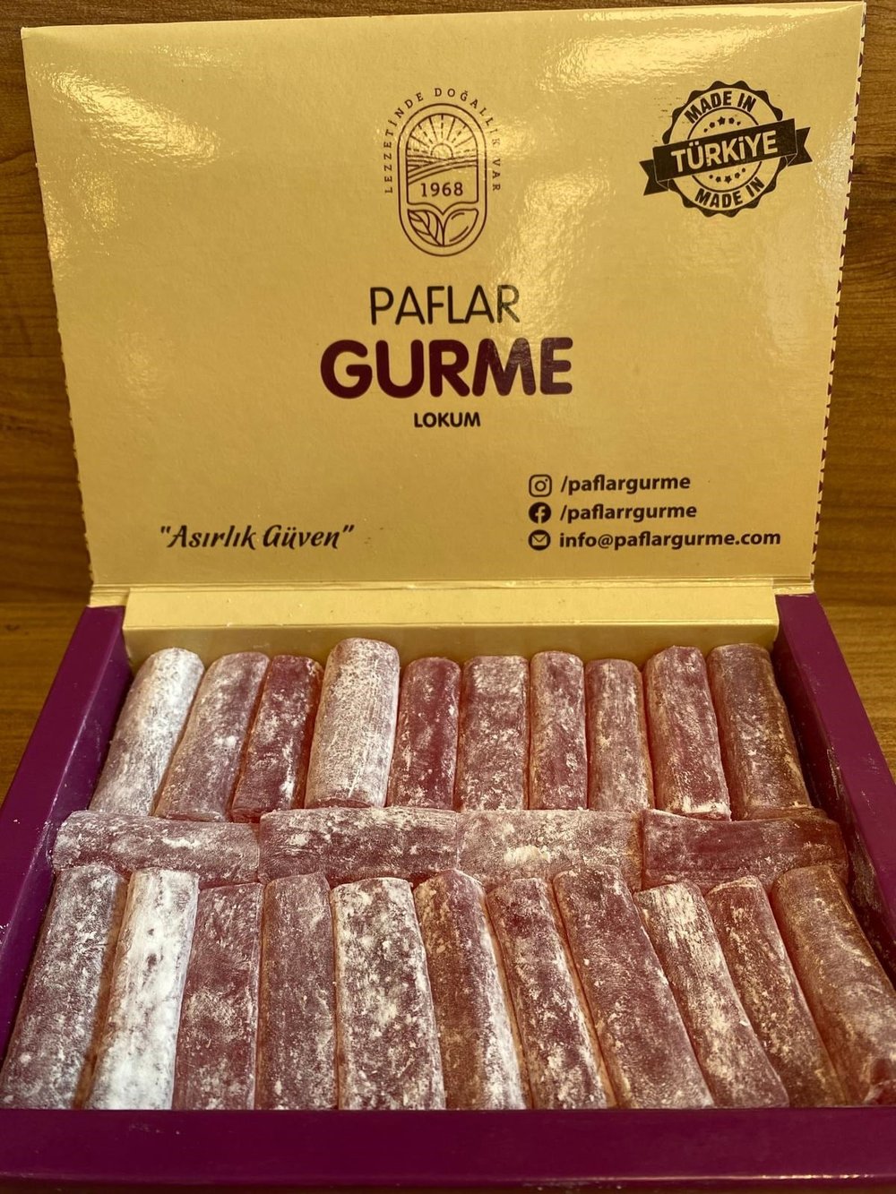 GÜLLÜ PARMAK LOKUM