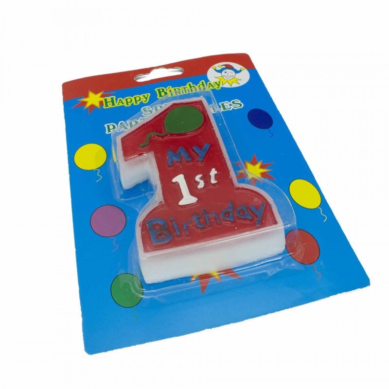 1. Doğum Günüm Baskılı Mum