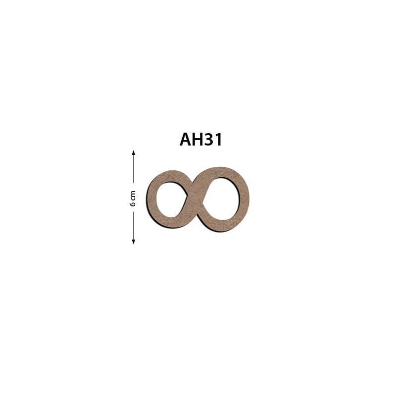 Ah31 Ahşap 6 cm Sonsuzluk