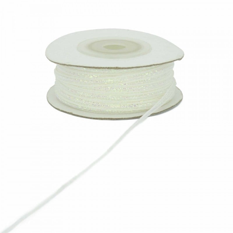 Çekme İpli Simli Kurdele 3 mm