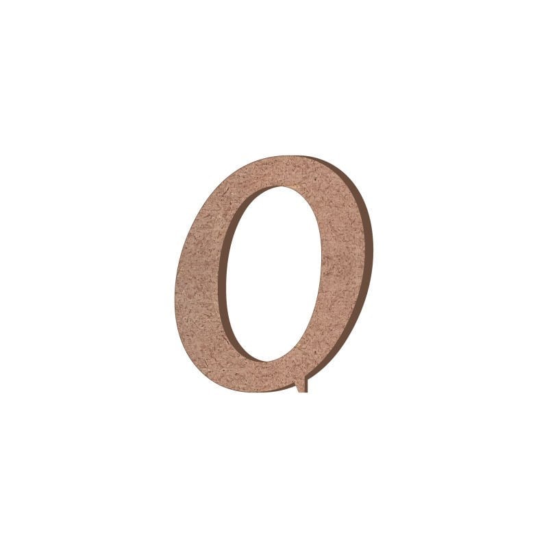 Hr18 O Harfi Biblo Ahşap Obje