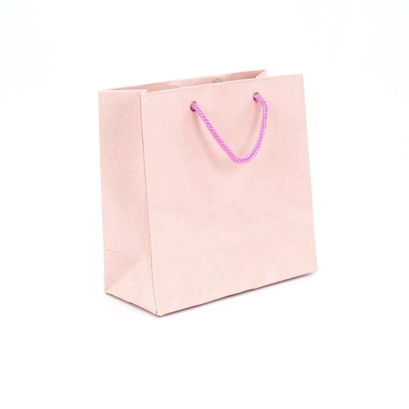 Karton Çanta Mavi-Pembe 11x11 cm 10 adet