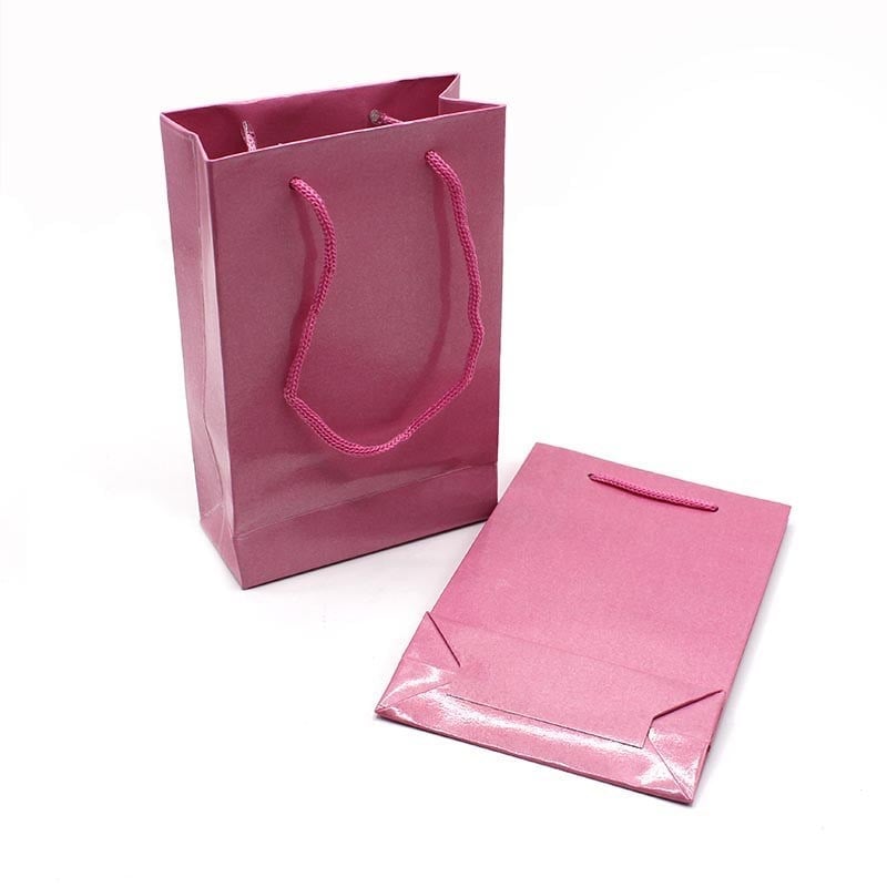 Karton Çanta Pembe-Mavi 12x17 cm 10 adet