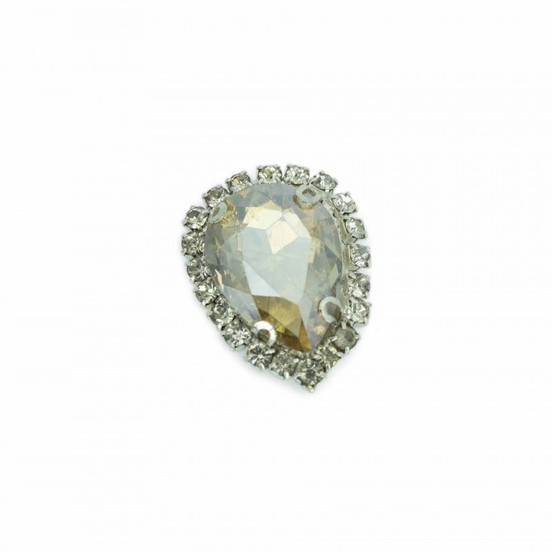 Kristal Damla Dikme Taş 2,5x1,8cm