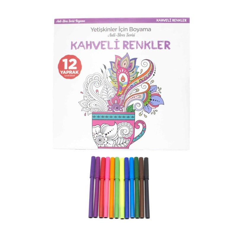 Mandala Boyama Zarf Seti Model 3
