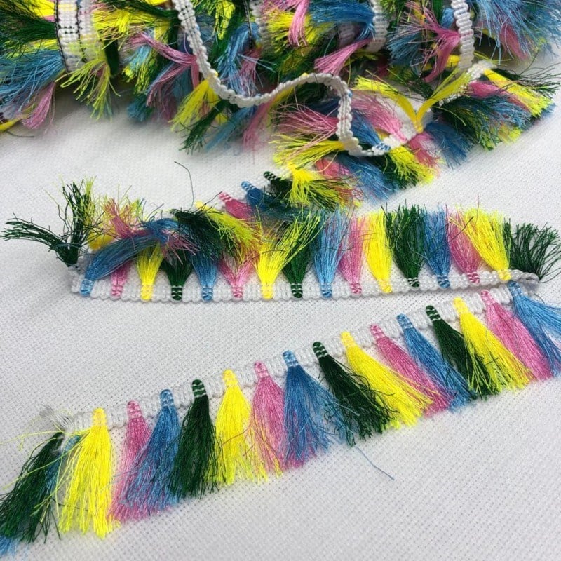 Neon Püsküllü Şerit