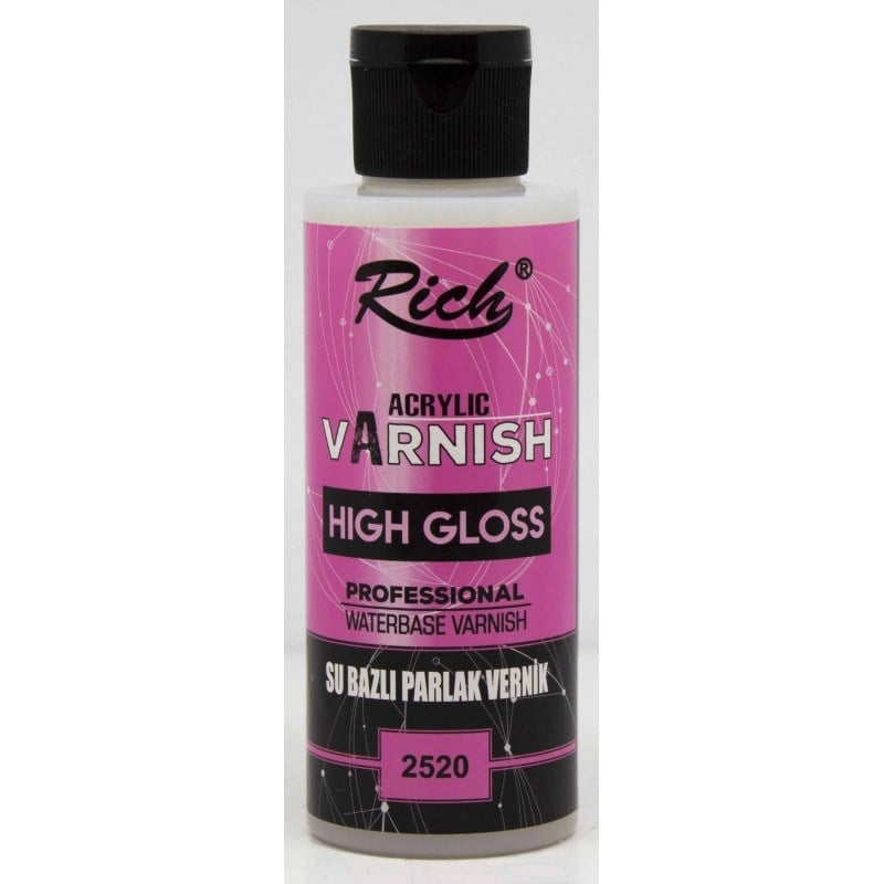 Rich Parlak Vernik Su Bazlı High Gloss 120 cc