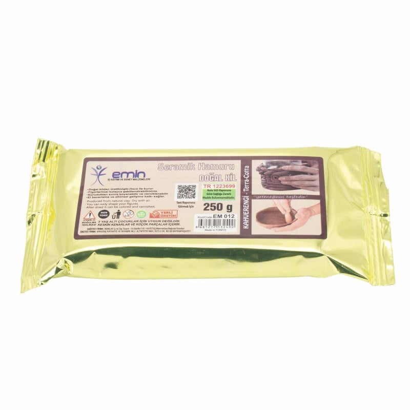 Seramik Hamuru Doğal Kil 250 gr
