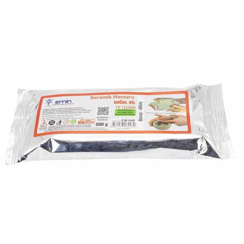 Seramik Hamuru Doğal Kil 500 gr
