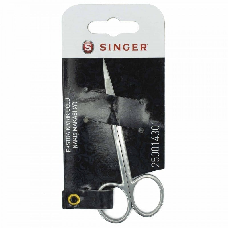 Singer Nakış Makası Ekstra Kıvrık Uçlu 4
