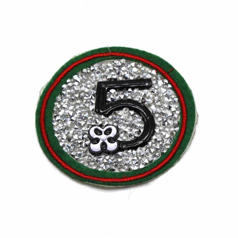 Yapıştırma Dökme Taşlı 5 Desenli Patch