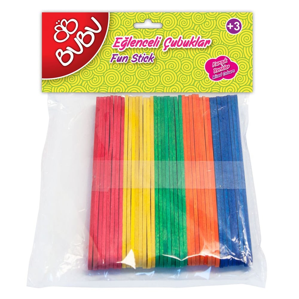 Eğlenceli Çubuklar Renkli BUBU-HS0016