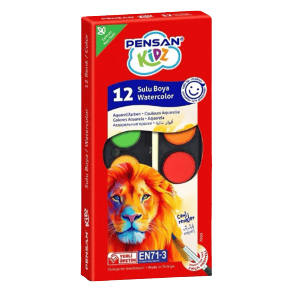 Pensan Kidz Suluboya 12'li PE7003