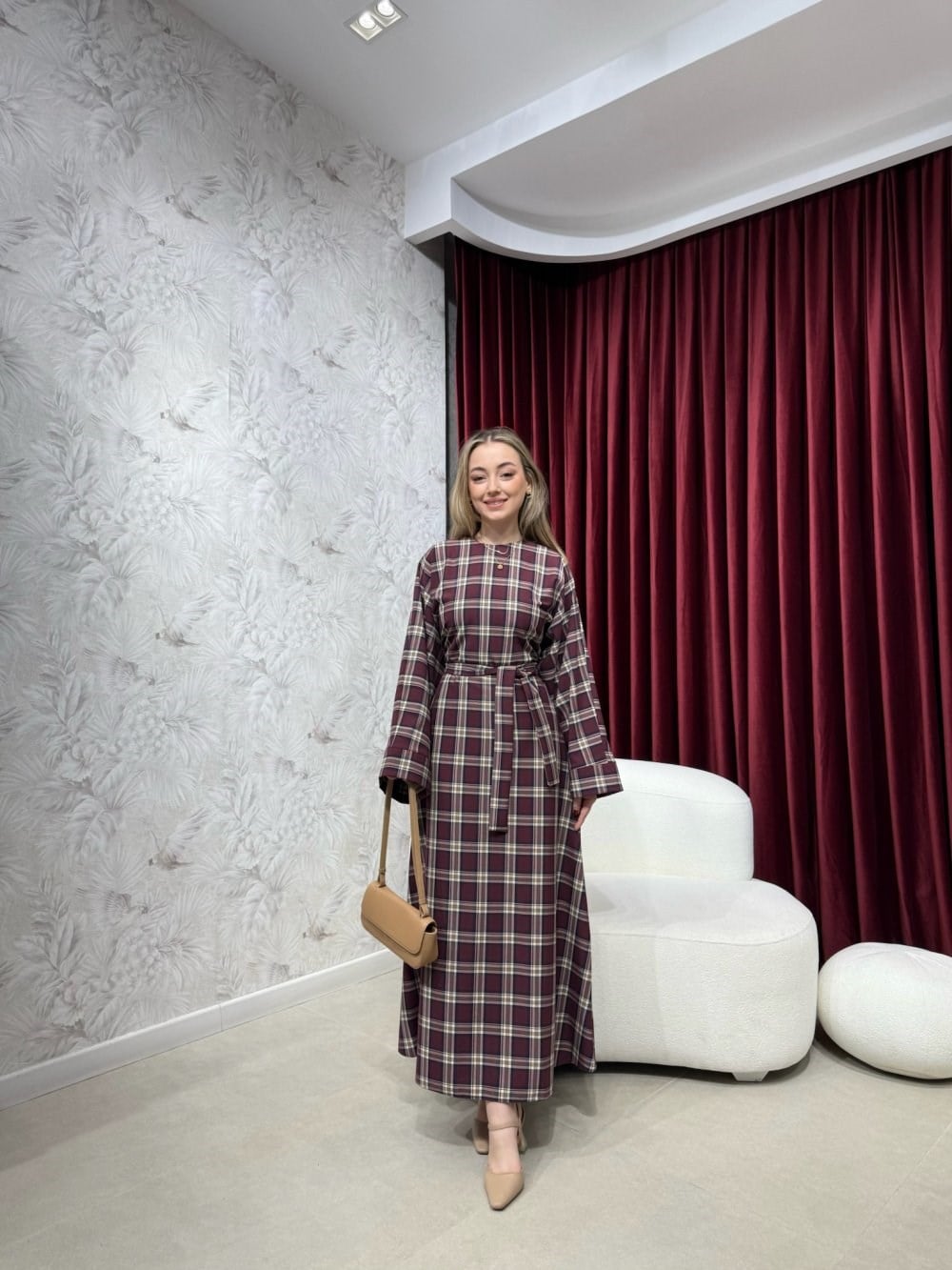 BBC ARİA ELBİSE - BORDO