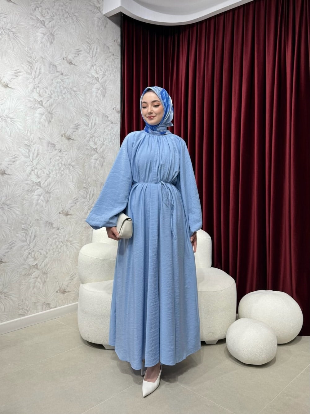 BBC BLANCA ELBİSE - MAVİ