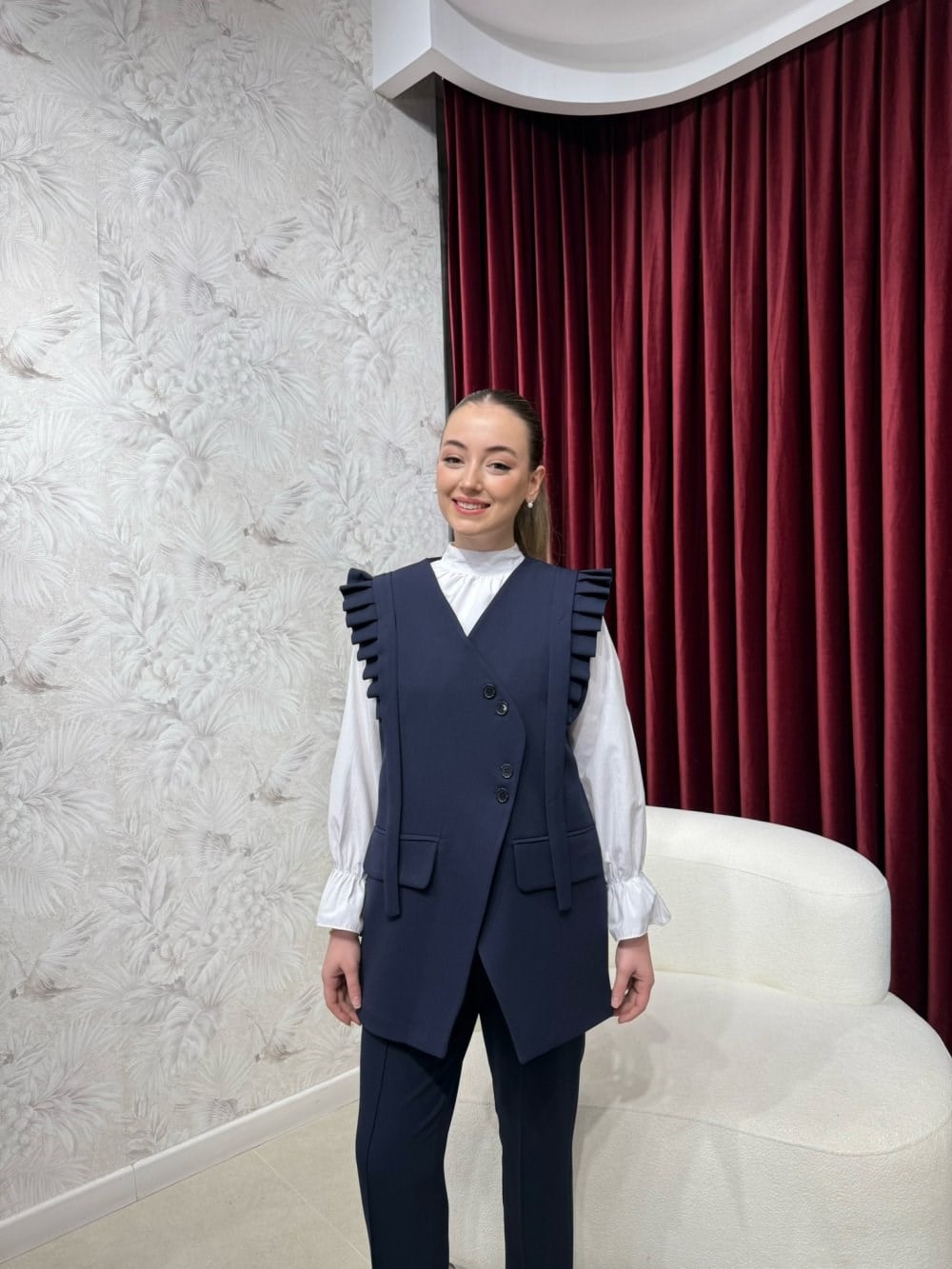BBC CLAİRE YELEK - LACİVERT 