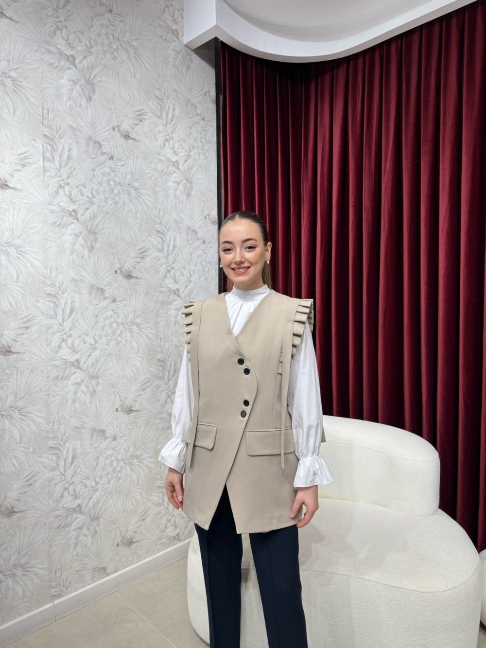 BBC CLAİRE YELEK - TAŞ