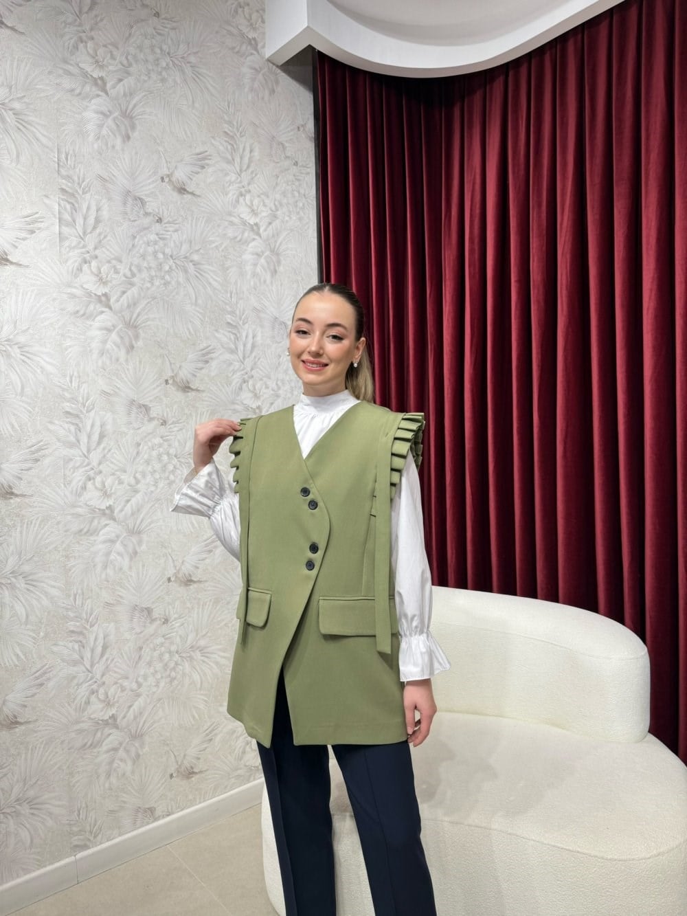 BBC CLAİRE YELEK - YEŞİL