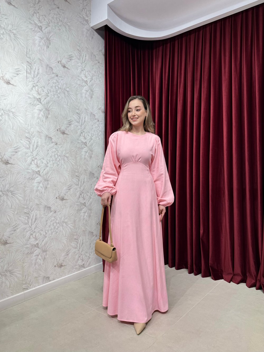 BBC DORE ELBİSE - PEMBE