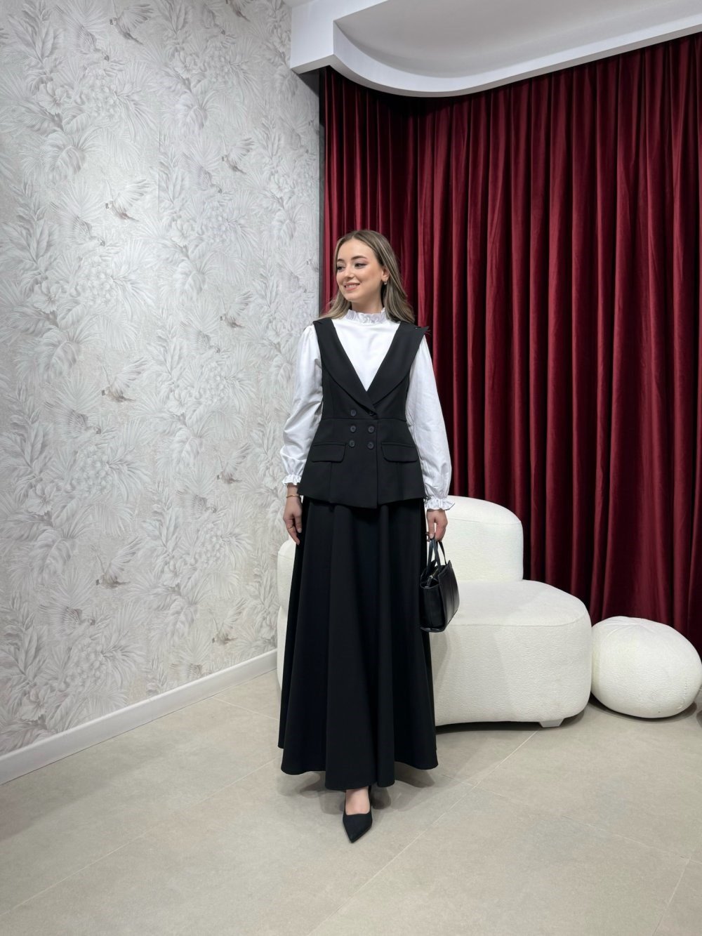 BBC ROWAN JİLE ELBİSE - SİYAH