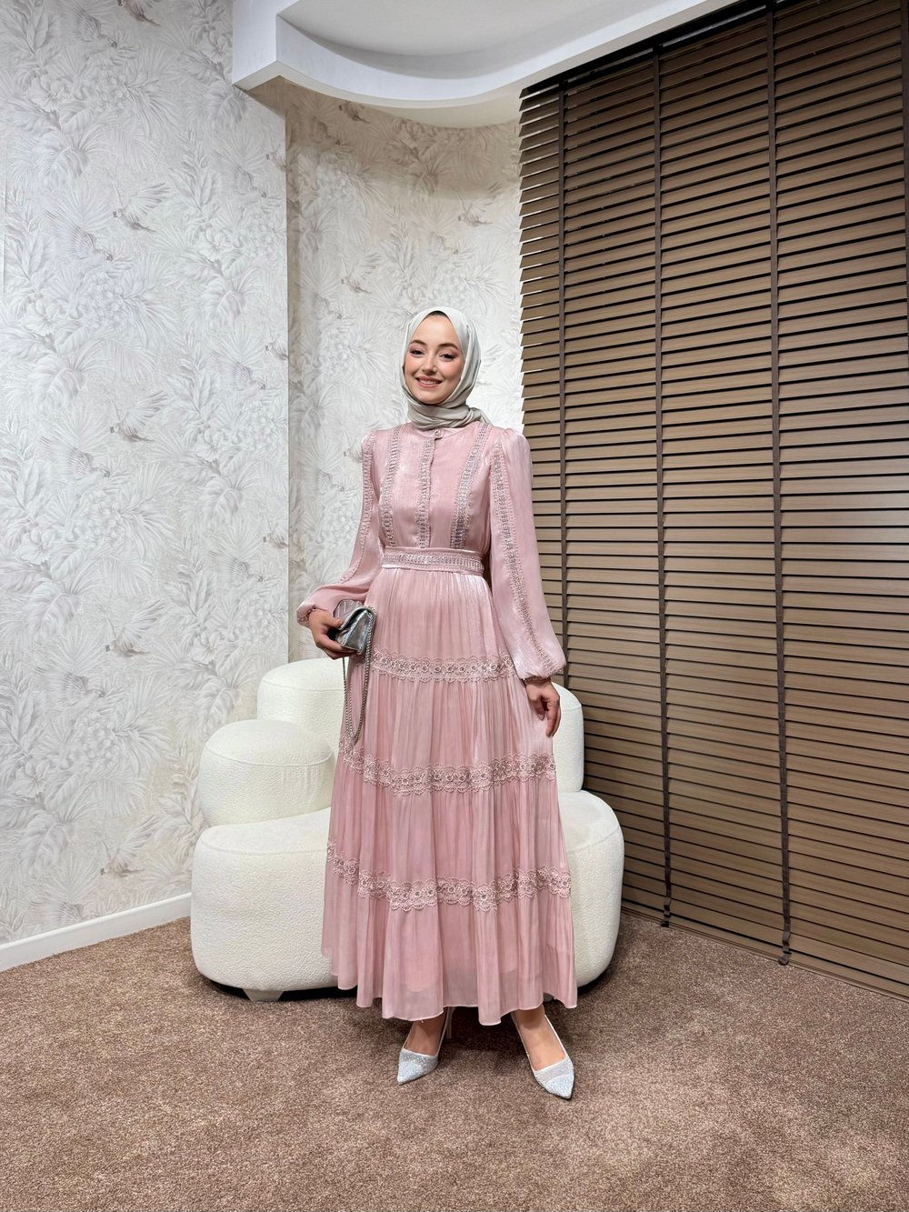 BBC VALERY İTHAL ELBİSE - PEMBE