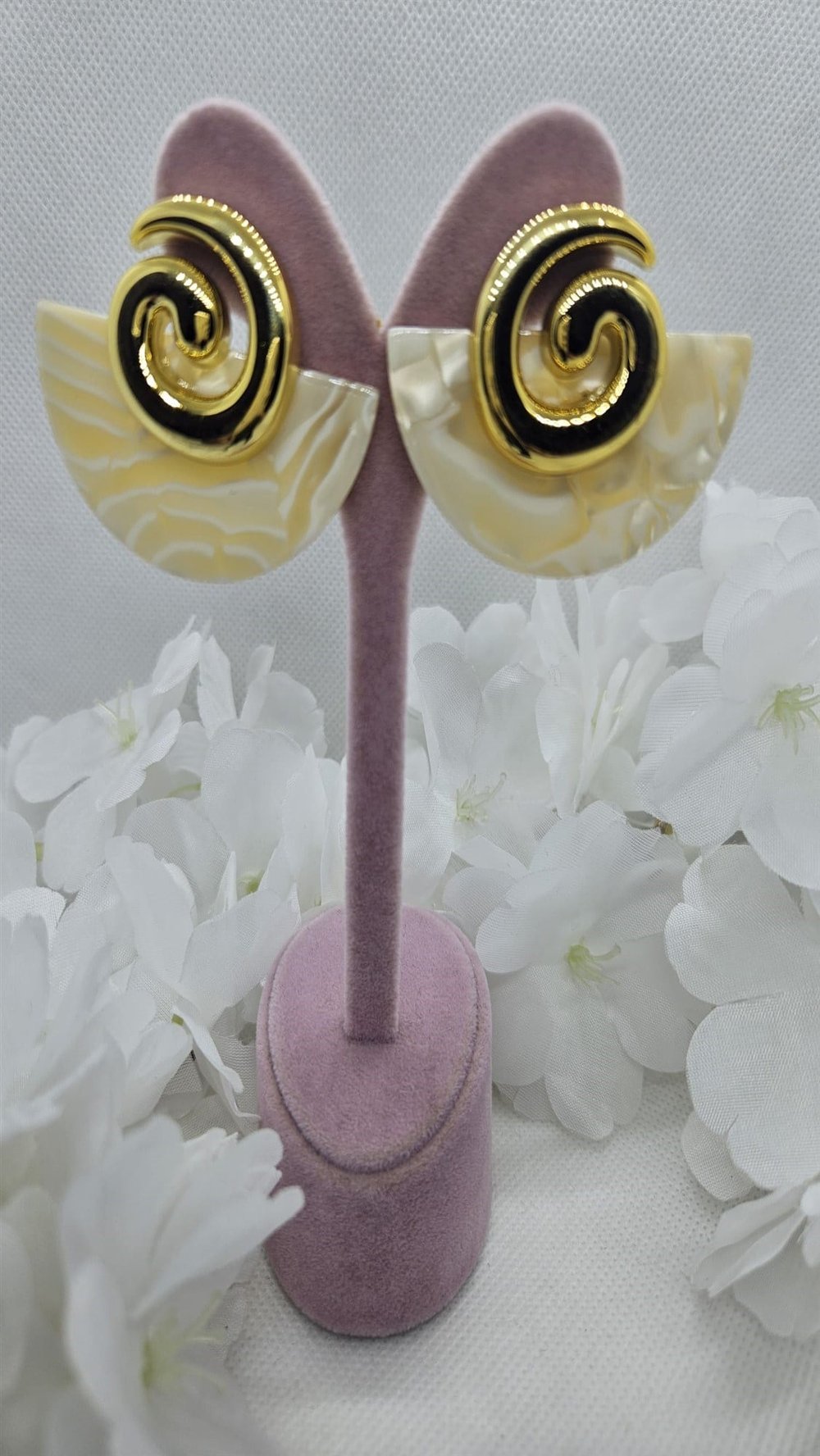 Gold Spiral Küpe