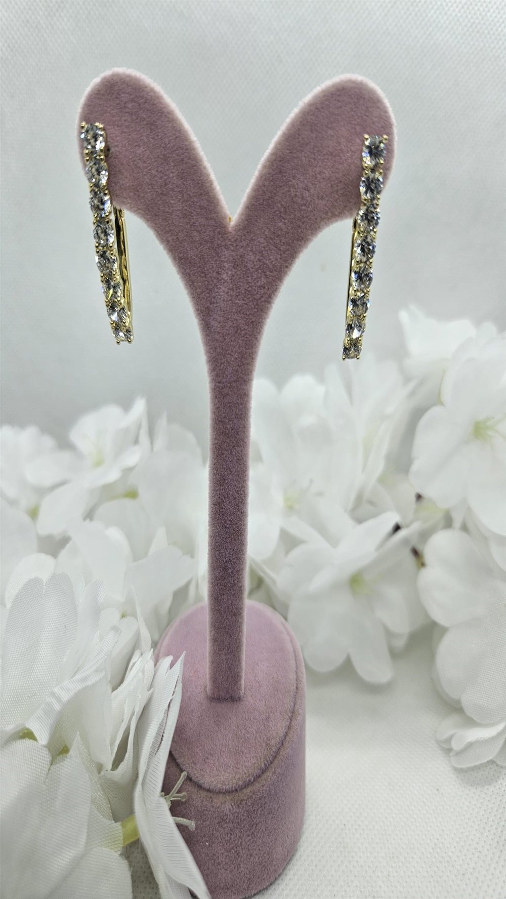 Xuping Gold Su Yolu Elips  Küpe