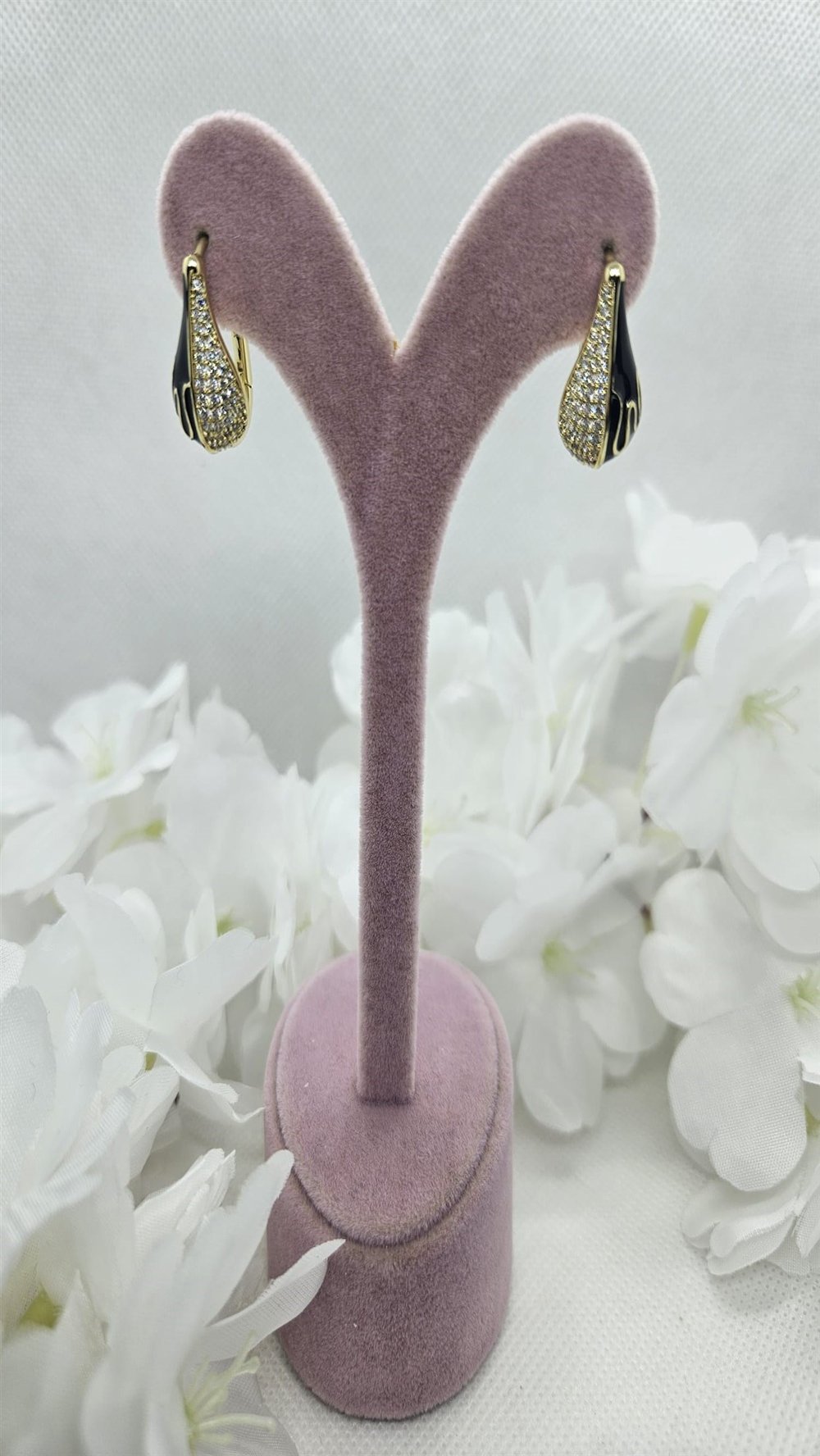 Xuping Mineli Damla Model Gold  Küpe
