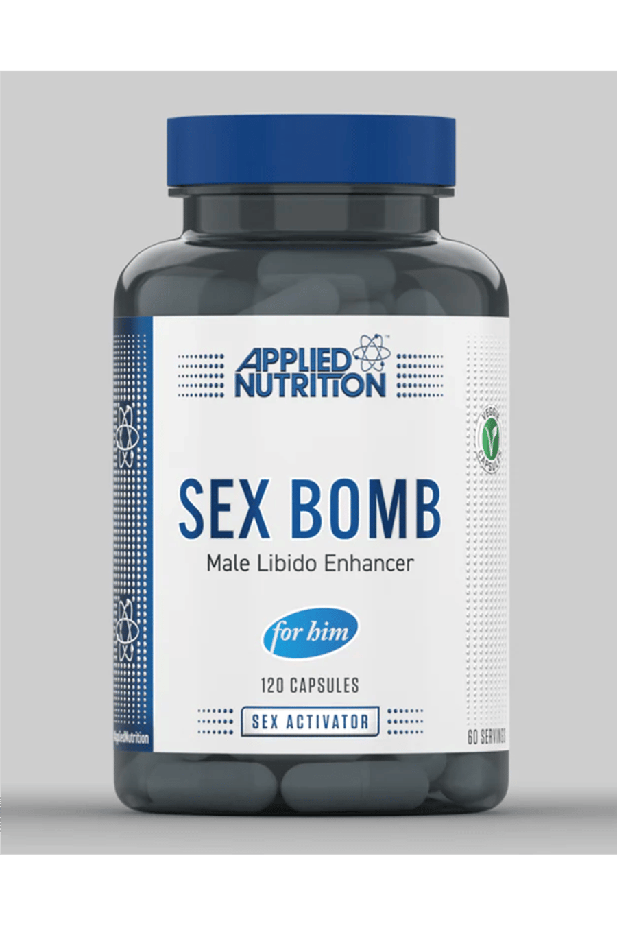 Aplıed Nutrıtıon SEX BOMB FOR MEN Testosteron Booster Özel Form 120 Capsul.Orıjınal İngiliz Menşei.66.