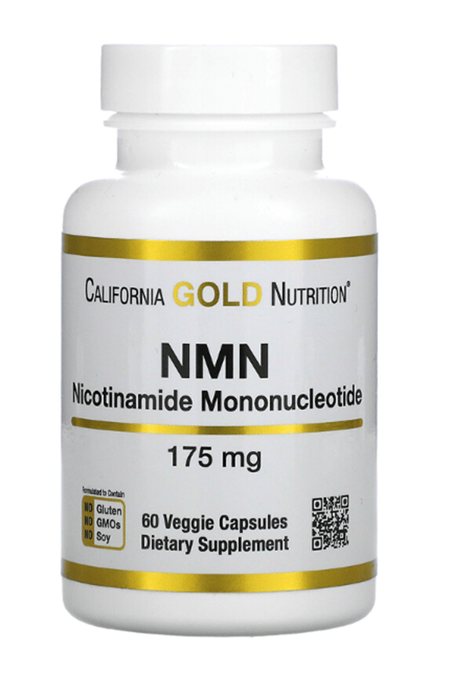 California Gold Nutrition NMN Nicotinamide Mononucleotide 175 mg, 60 Veggie Capsul.Usa Menşei.42.