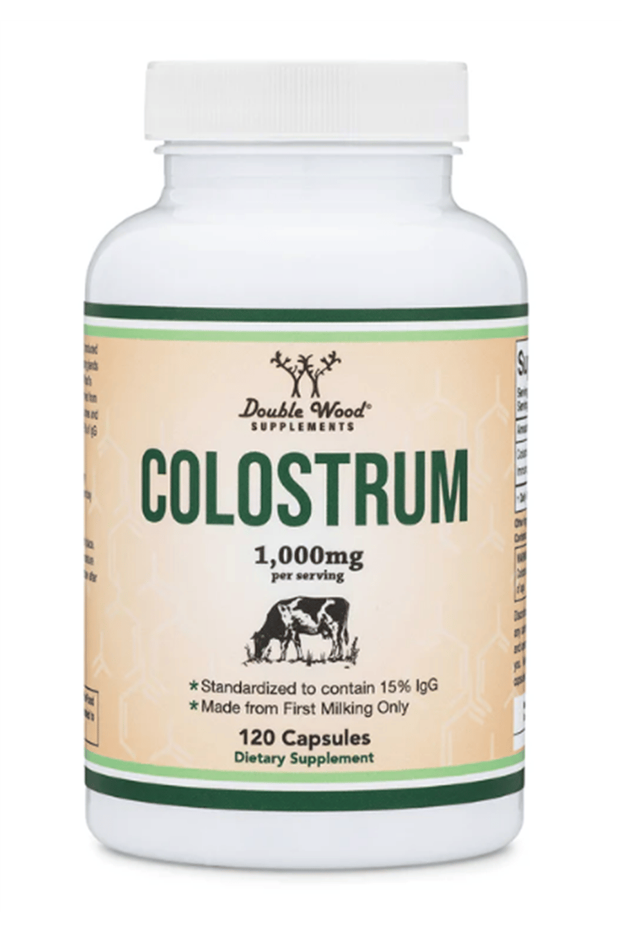 Double Wood  Colostrum  120 Capsules 1,000mg  ABD MENŞEİ.40.