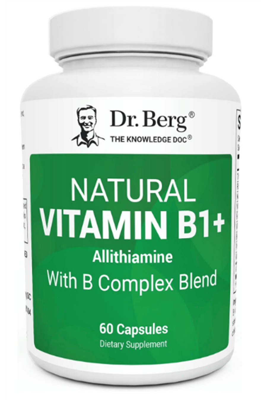 Dr. Berg  Natural Vitamin B1+ Allithiamine with B Complex Blend - 60 Capsules.51.