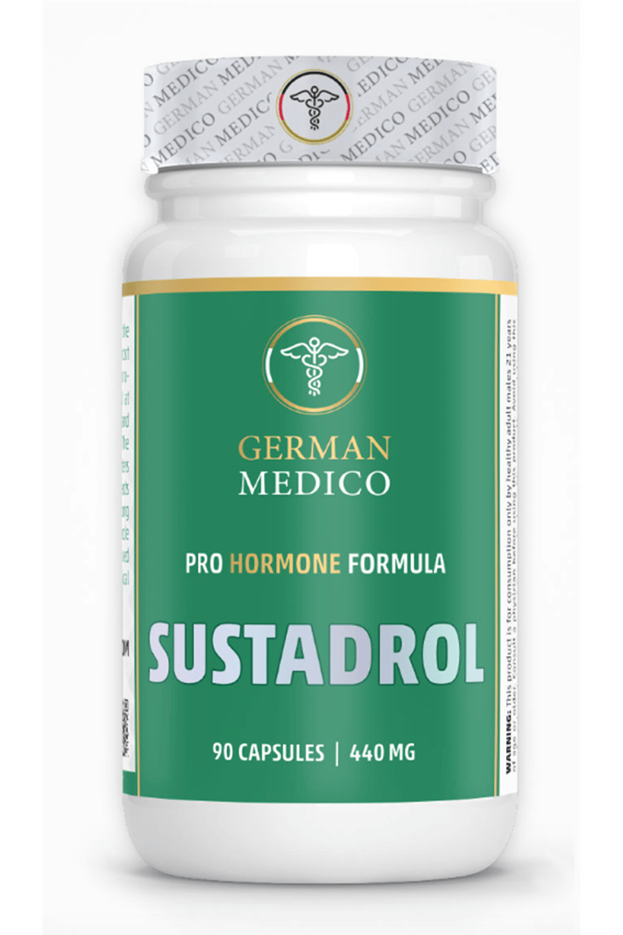 German Medıco SUSTADROL 440mg 90 Capsul. (Verıfy + Kare Kod Mevcut) Orj Ürün.55.
