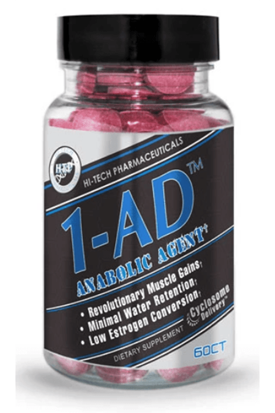 Hi-Tech Pharmaceuticals 1-AD 60 Tablet ANABOLIC AGENT Prohormon.56.