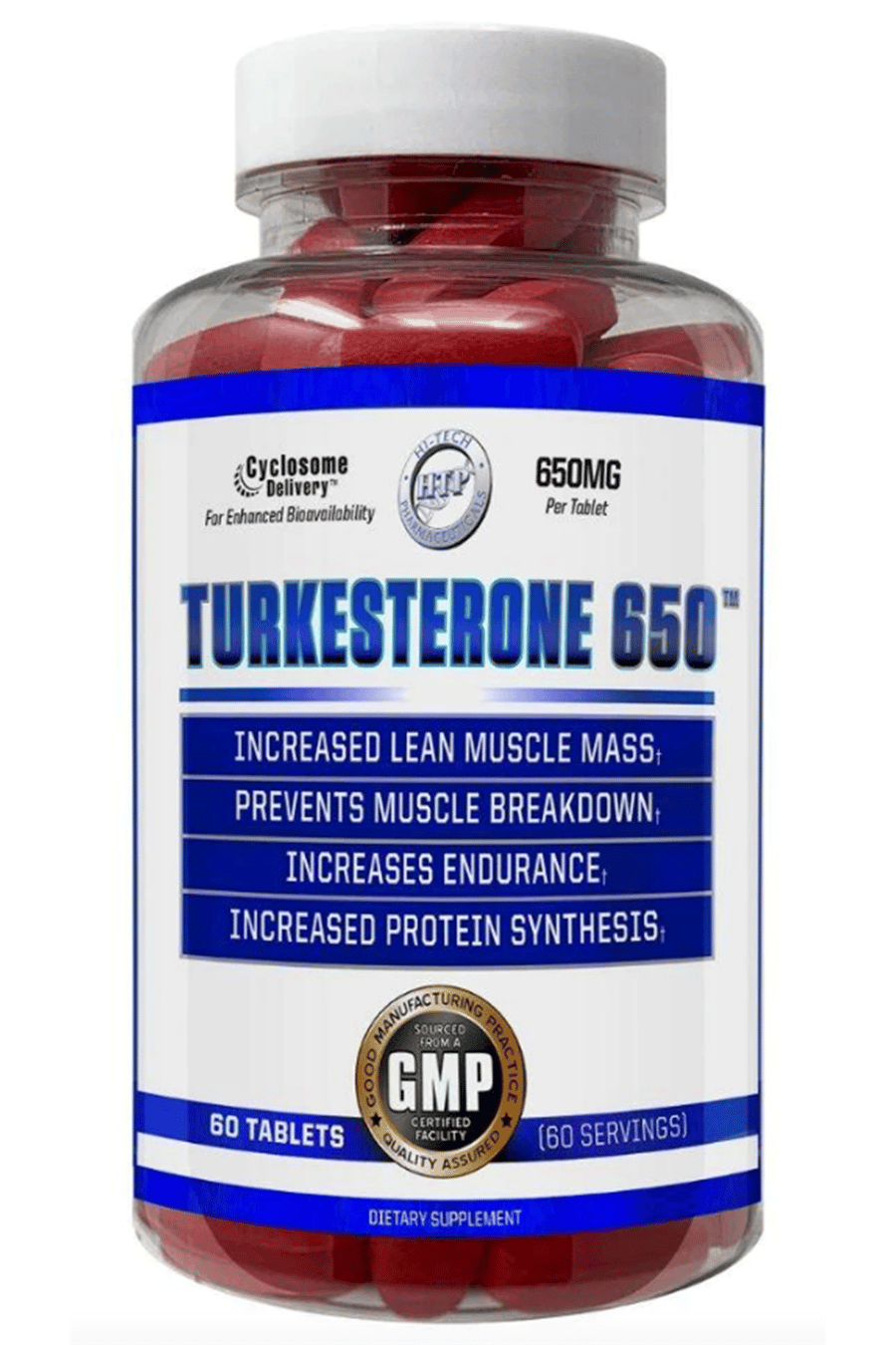 Hi-Tech Pharmaceuticals Turkes/terone 650 60 Tablet. 3850