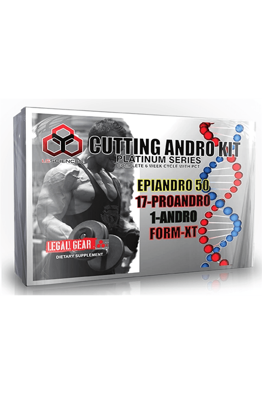 LG Sciences PROHORMON Cutting Andro Kit ( 90 Tablet + 60 Tablet + 60 Tablet + 90 Tablet ) USA.110.