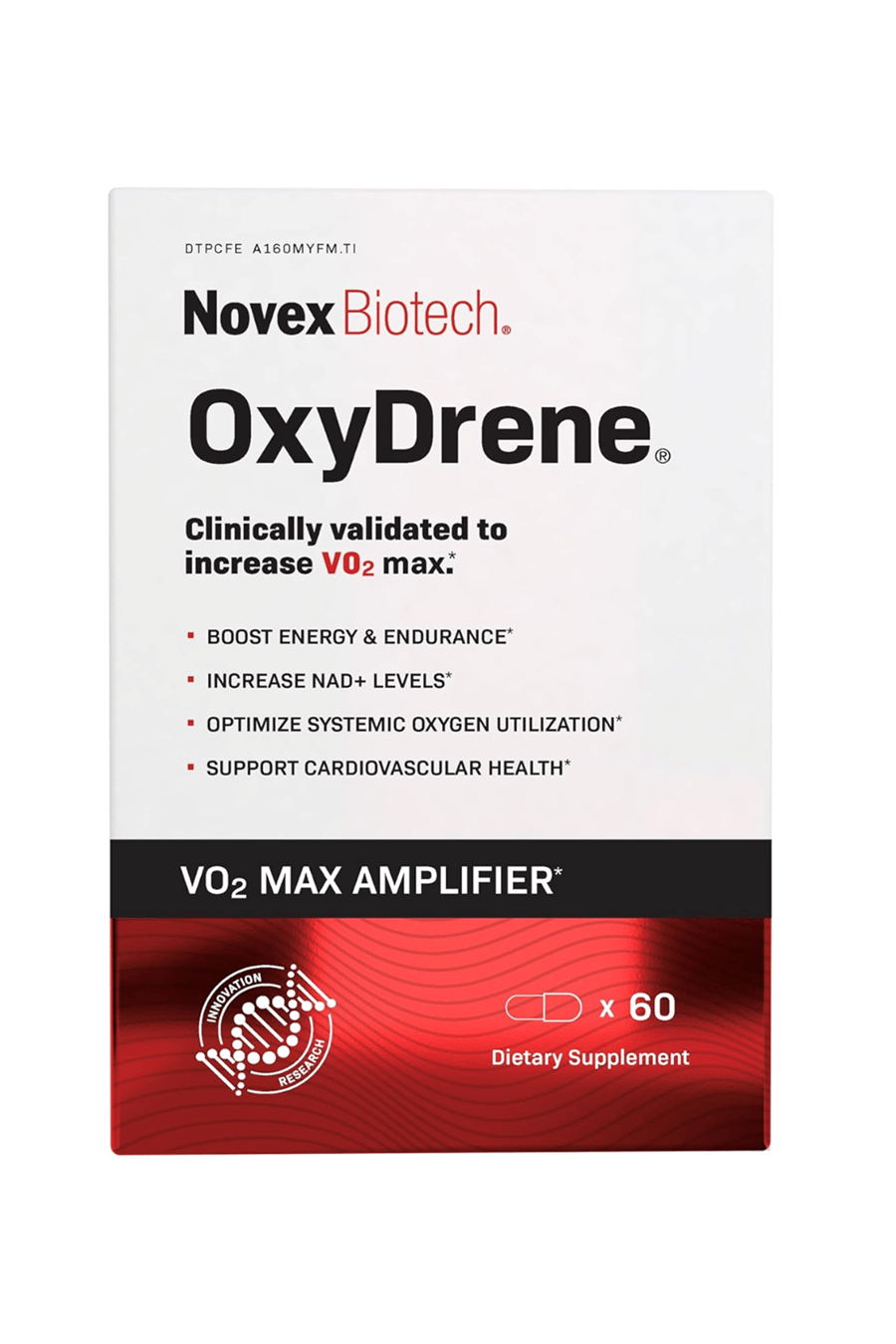 Novex Biotech Oxydrene NAD+ E.nhancer - Natural Supplement Promoting Metabolism and Cardiovascular Support for Men and Women - (60 Capsules)
