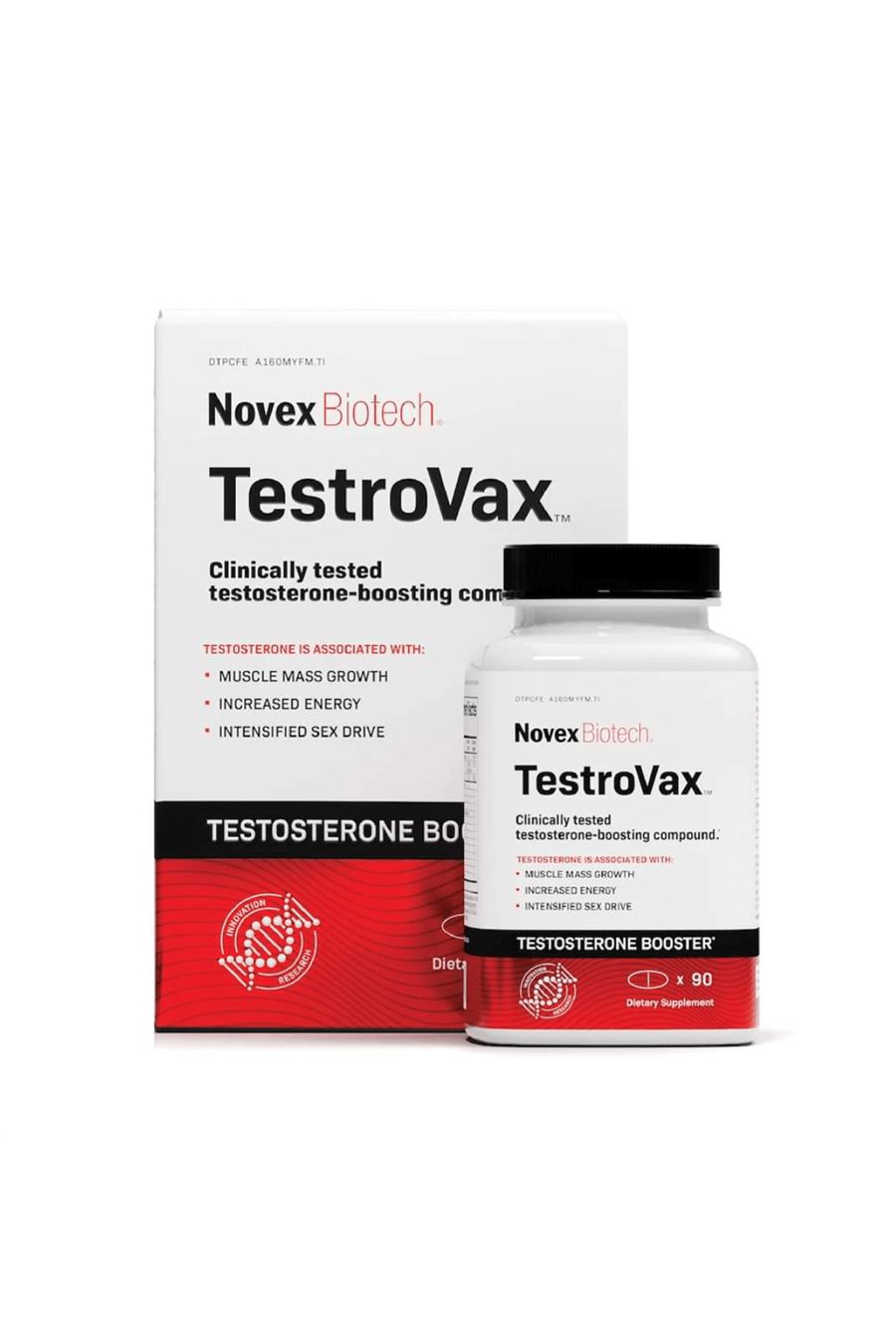 Novex Biotech TestroVax, 2700mg 90 Tablet - Best Testo Booster for Men - Vitamins.Made ın Usa