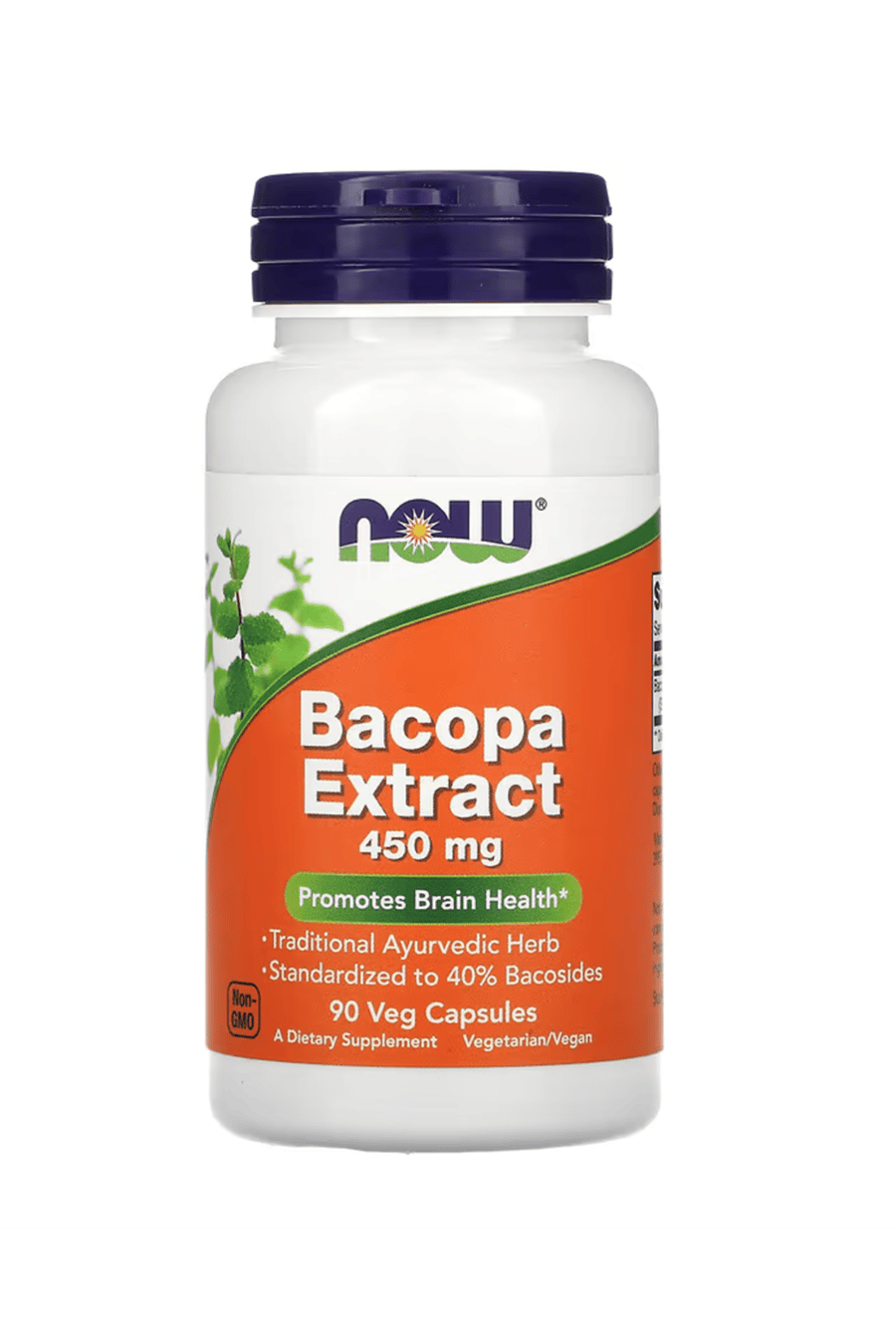 NOW  Foods  BACOPA  EXTRACT  450mg  90 Veg Capsul.ABD Menşei.48.