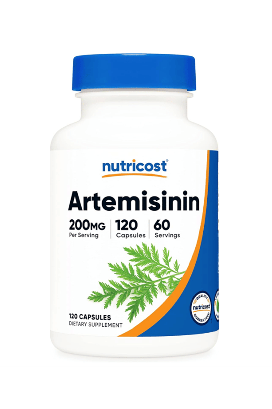 Nutricost Artemisinin 200mg, 120 Vegetarian Capsules - Non-GMO, Gluten Free, 60 Servings.Abde Menşei.40.