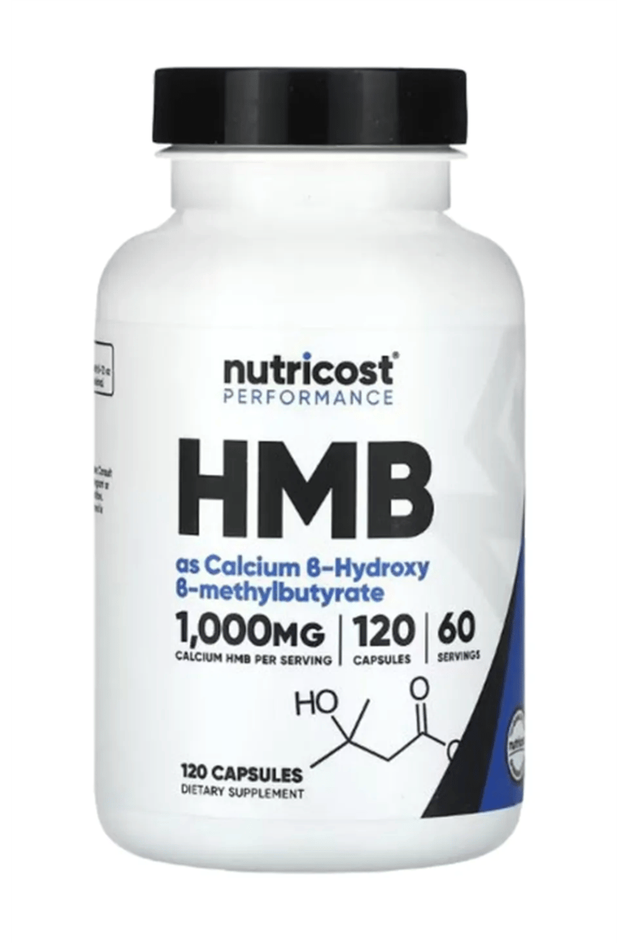 Nutricost HMB (Beta-Hydroxy Beta-Methylbutyrate) 1000mg (120 Capsules) Abd Menşei.36.