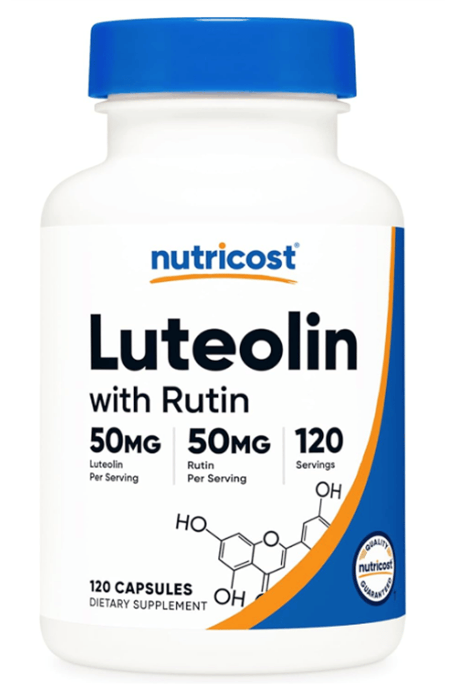 Nutricost Luteolin with Rutin Complex 100mg (50mg Luteolin, 50mg Rutin) 120 Capsules.Abd Menşei.