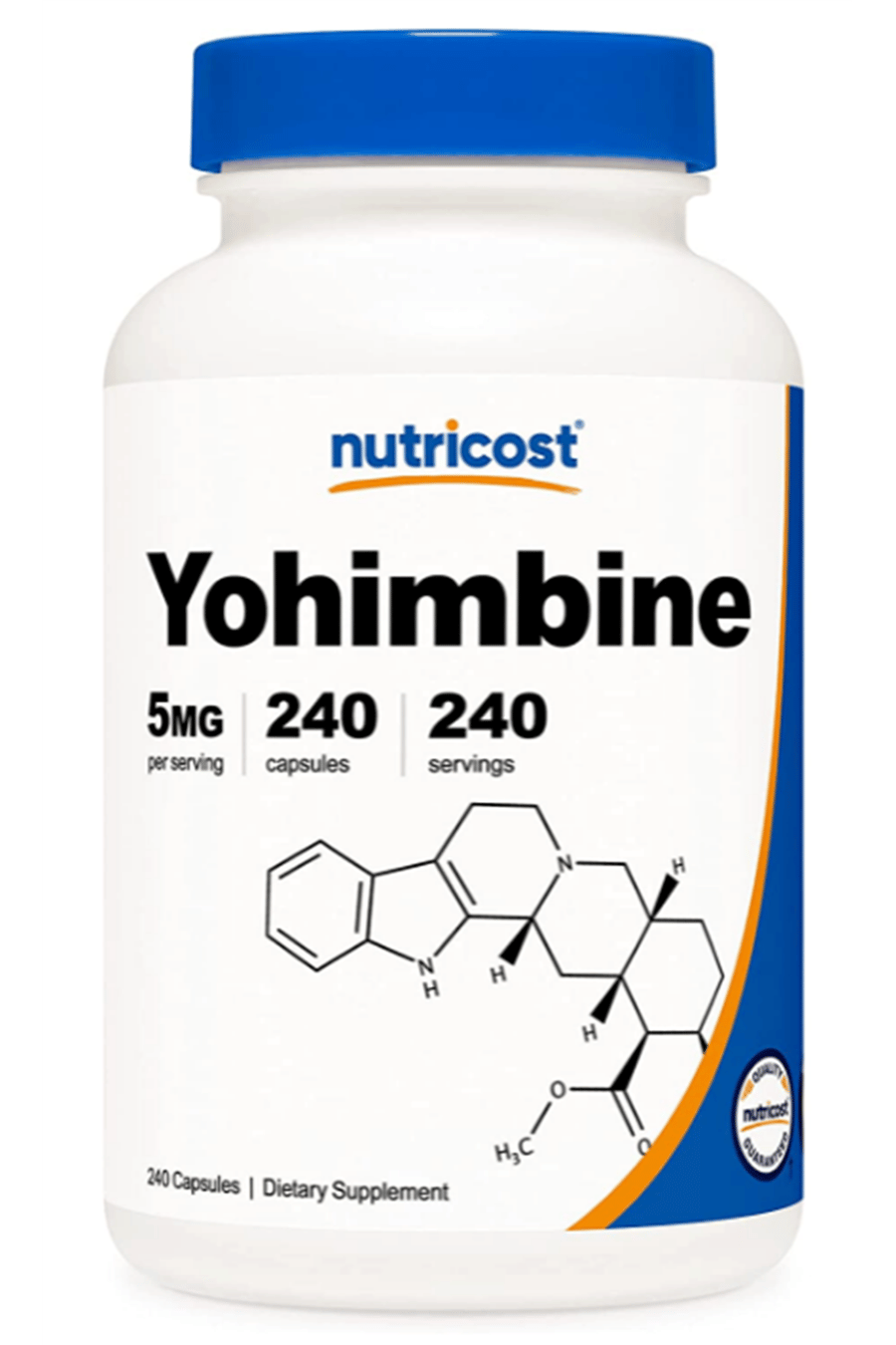 Nutricost Yohimbine HCI 5mg 240 Capsul.Usa Version.Abd Menşei 42.