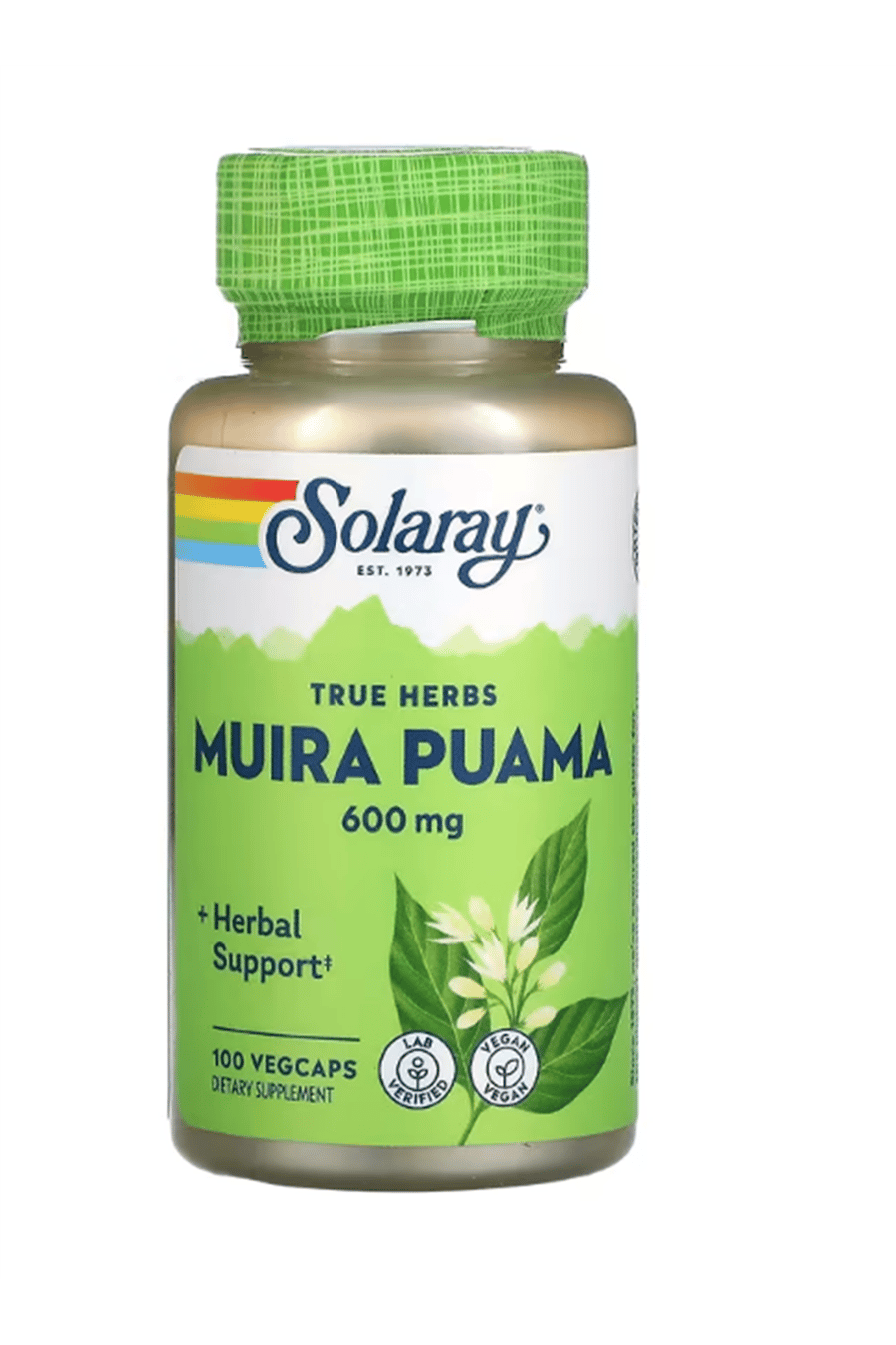Solaray Muira Puama, 300 mg, 100 VegCaps-USA MENŞEİ.36.