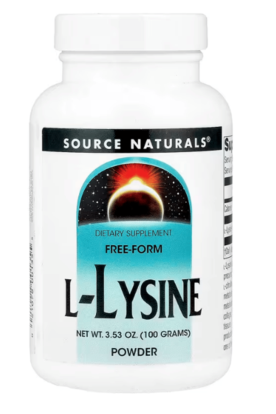 Source Naturals, L-Lysine Powder  (100 gr) Made ın Usa.