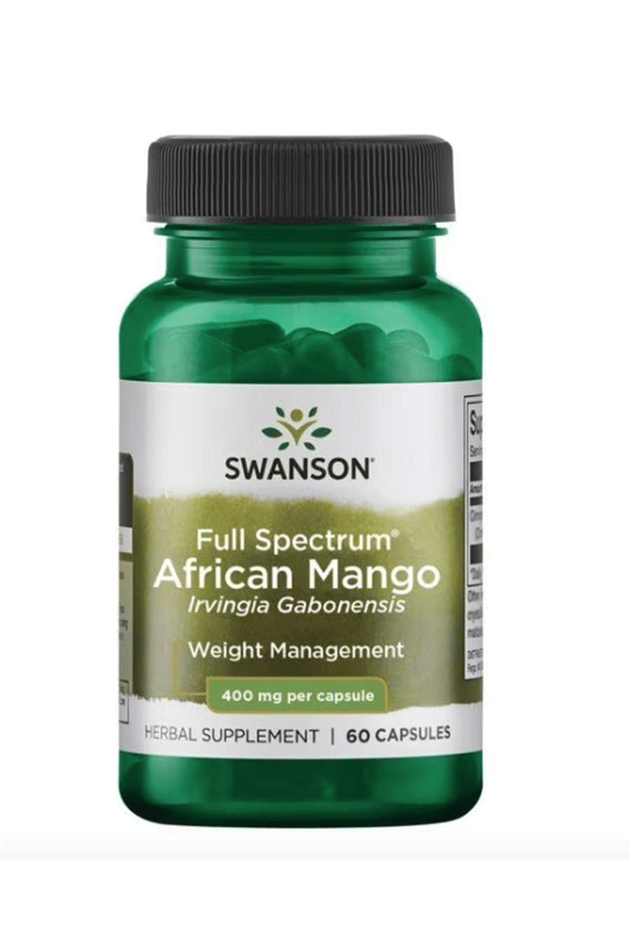 Swanson African Mango Irvingia Gabonensis 400mg 60 Capsul.Usa Menşei.29.