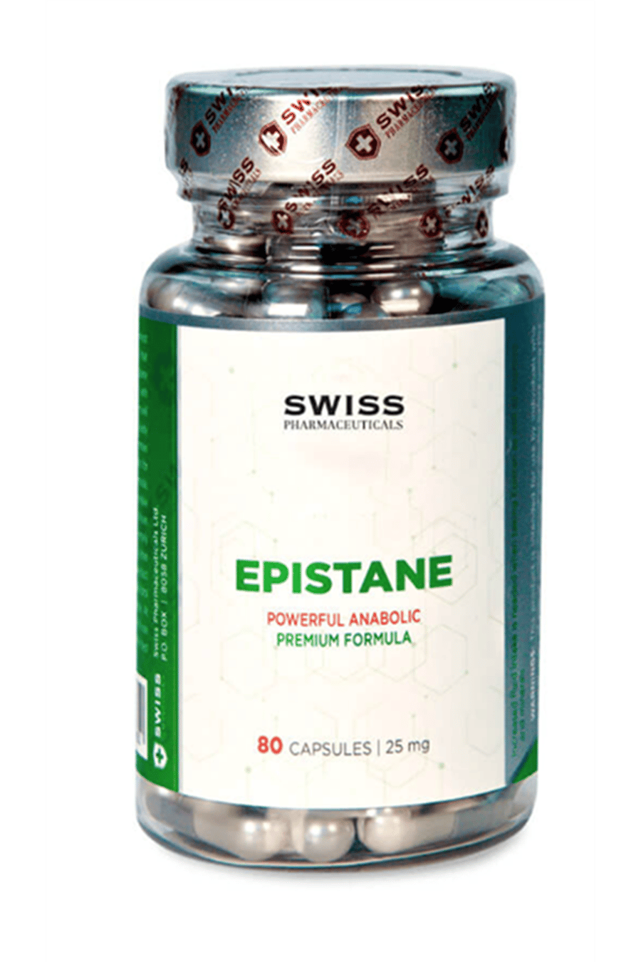 Swiss Pharmaceuticals  EPISTANE 25mg 80 Capsul.52.