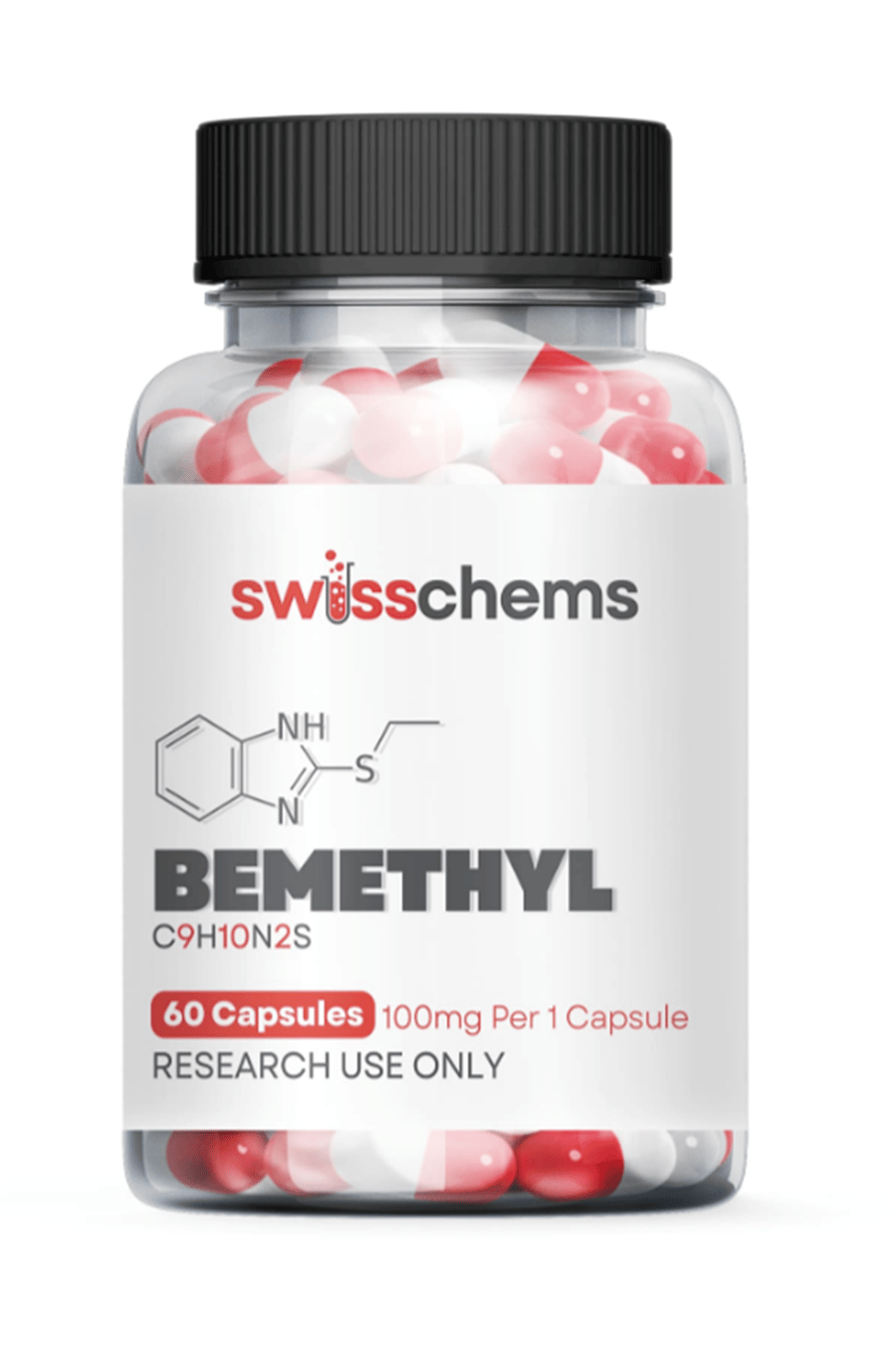 SwissChems BEMETHYL 100mg 60 Capsul.Orj Usa Firma Ürünü.83.
